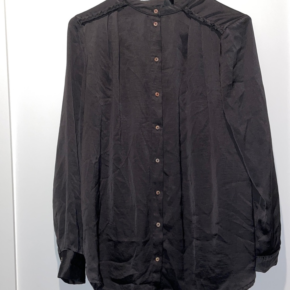 H&M Button Up Shirt with Braids on Shoulder